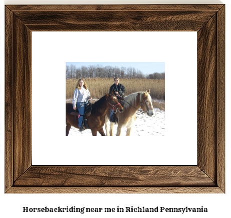 horseback riding near me in Richland, Pennsylvania